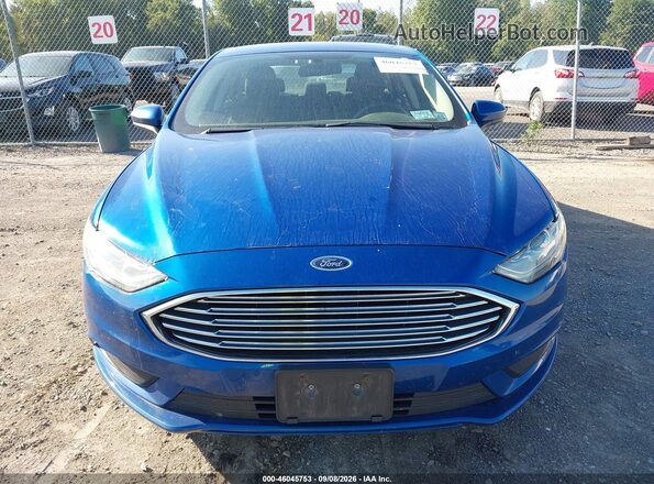 3FA6P0HD3JR228336 2018 FORD FUSION Blue Սարքավորումների վահանակի տեսք