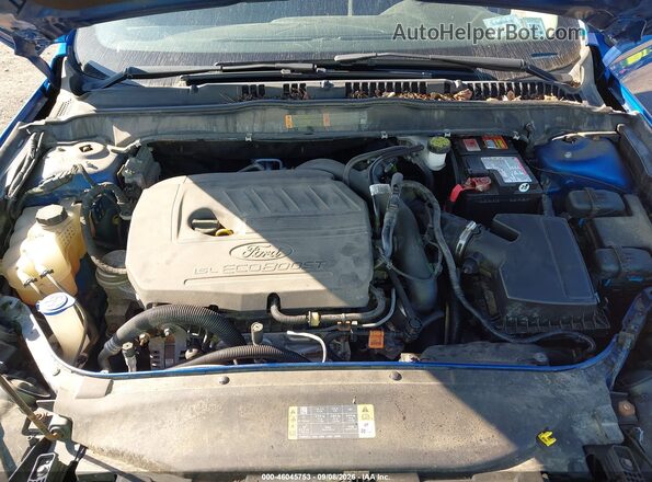 3FA6P0HD3JR228336 2018 FORD FUSION Blue Հետևի տեսք