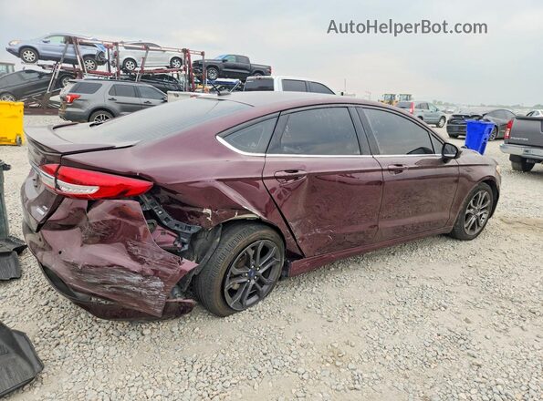 3FA6P0HD3JR256878 2018 FORD FUSION Red Rear right