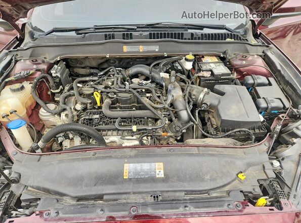 3FA6P0HD3JR256878 2018 FORD FUSION Red Rear interior view