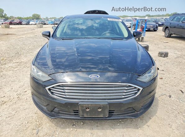 3FA6P0HD3JR277262 2018 FORD FUSION Черный Вид спереди