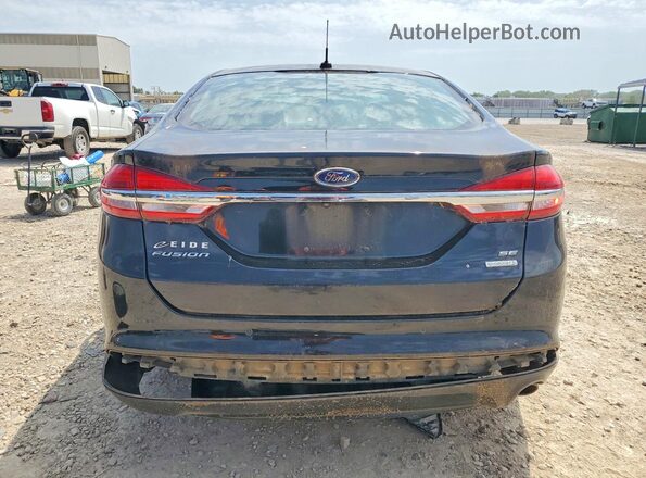 3FA6P0HD3JR277262 2018 FORD FUSION Черный Вид сзади