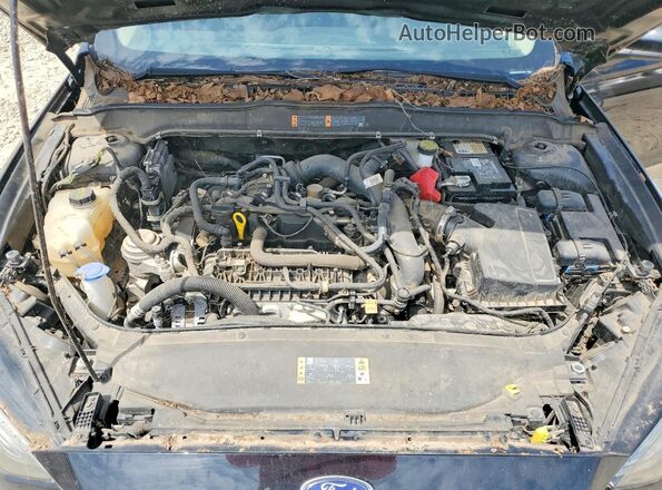 3FA6P0HD3JR277262 2018 FORD FUSION Черный Вид задней части салона