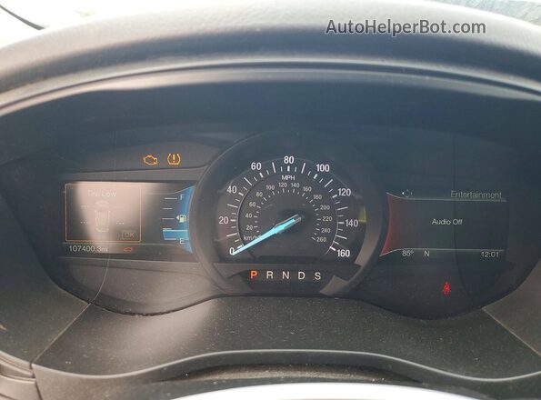 3FA6P0HD3JR277262 2018 FORD FUSION Черный Вид щитка приборов
