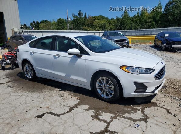 3FA6P0HD3KR267316 2019 FORD FUSION Белый Передняя правая четверть