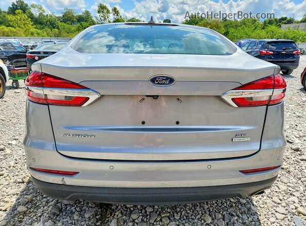 3FA6P0HD3LR145198 2020 FORD FUSION Silver Vista trasera
