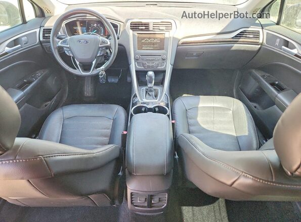 3FA6P0HD4GR216169 2016 FORD FUSION Black Вид панелі приладів