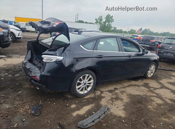 3FA6P0HD4LR145923 2020 FORD FUSION Black Задня права чверть