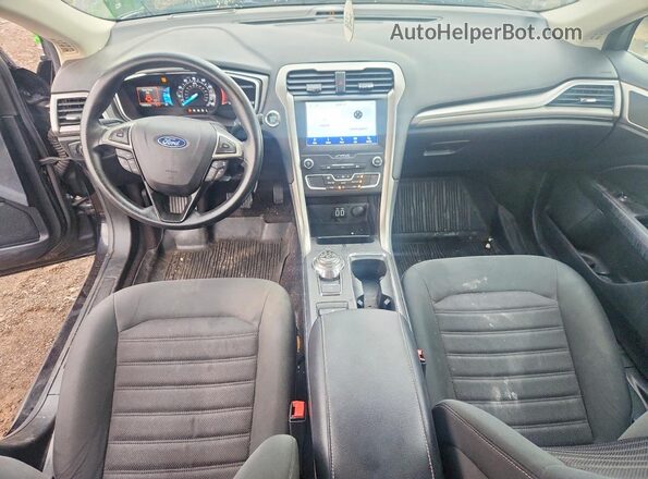 3FA6P0HD4LR145923 2020 FORD FUSION Black Вид панелі приладів