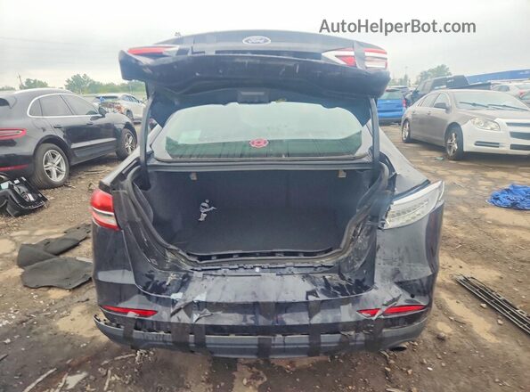 3FA6P0HD4LR145923 2020 FORD FUSION Black Вид ззаду