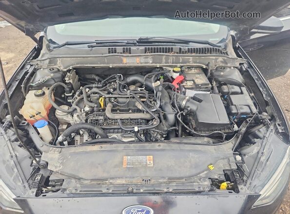 3FA6P0HD4LR145923 2020 FORD FUSION Black Вид задньої частини салону