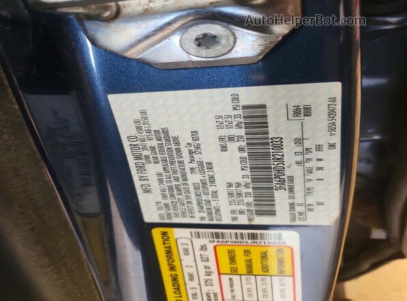 3FA6P0HD5JR210033 2018 FORD FUSION Gray Vista del compartimento del motor