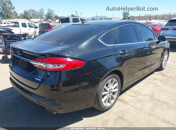3FA6P0HD6HR276519 2017 FORD FUSION Black Rear right