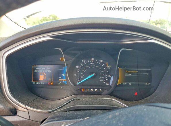 3FA6P0HD6HR393100 2017 FORD FUSION Silver Vista del cuadro de instrumentos