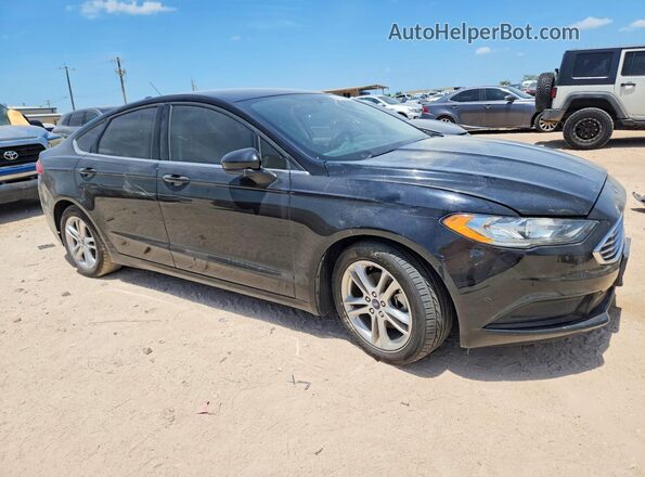 3FA6P0HD6JR166754 2018 FORD FUSION Black Առջևի աջ