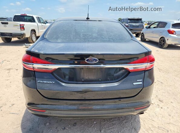 3FA6P0HD6JR166754 2018 FORD FUSION Black Հետևի տեսք