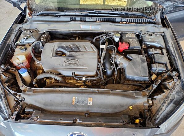 3FA6P0HD6JR233269 2018 FORD FUSION Gray Widok wnętrza z tyłu
