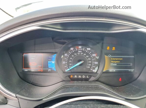 3FA6P0HD6LR219181 2020 FORD FUSION Silver Widok zestawu wskaźników