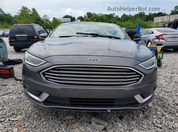 3FA6P0HD7JR190898 2018 FORD FUSION Gray Вид спереду