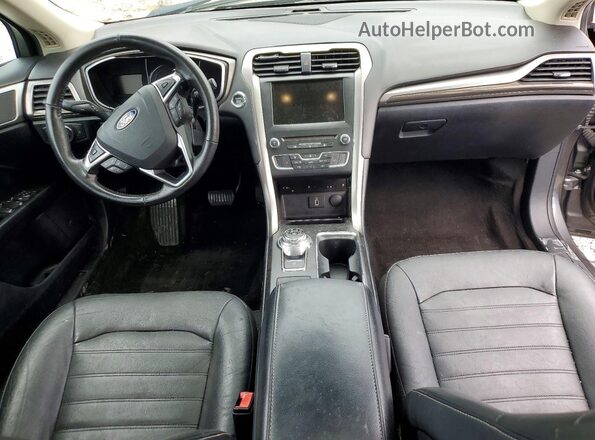 3FA6P0HD7JR190898 2018 FORD FUSION Gray Вид панелі приладів