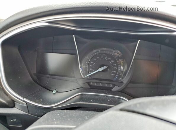 3FA6P0HD7JR190898 2018 FORD FUSION Gray Вид щитка приладів