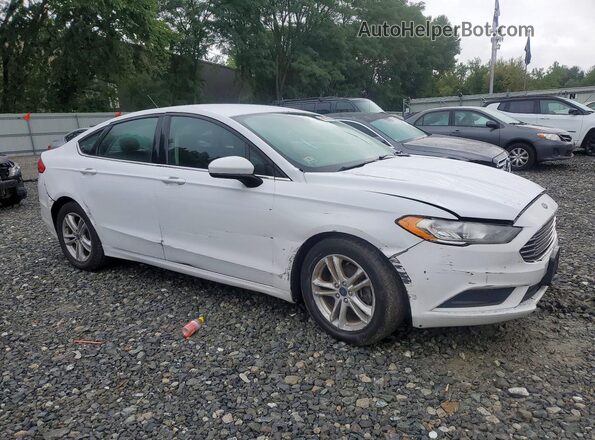 3FA6P0HD7JR216075 2018 FORD FUSION White Delantero derecho