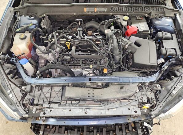 3FA6P0HD7JR258682 2018 FORD FUSION Blue Widok wnętrza z tyłu