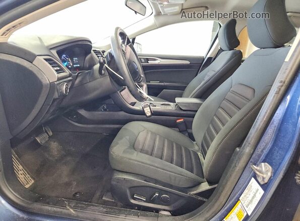 3FA6P0HD7JR258682 2018 FORD FUSION Blue Widok wnętrza z przodu