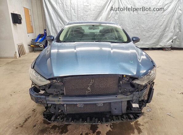 3FA6P0HD7JR258682 2018 FORD FUSION Blue Widok z przodu