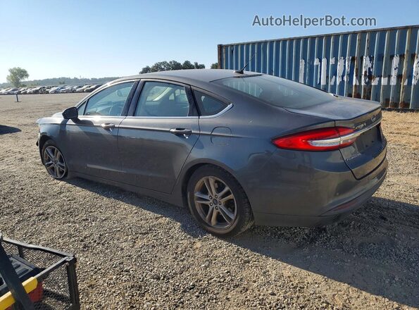 3FA6P0HD7JR259718 2018 FORD FUSION Gray Tył lewy