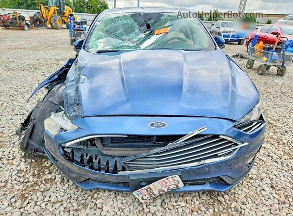 3FA6P0HD8KR267618 2019 FORD FUSION Blue წინა ხედი