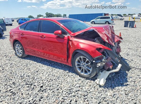 3FA6P0HD8LR135878 2020 FORD FUSION Red Przód prawy