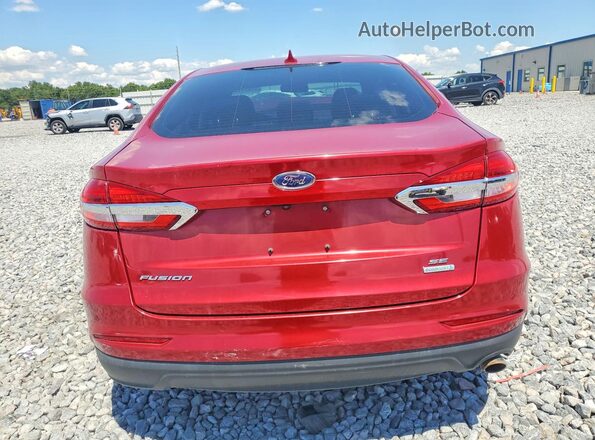 3FA6P0HD8LR135878 2020 FORD FUSION Red Widok z tyłu
