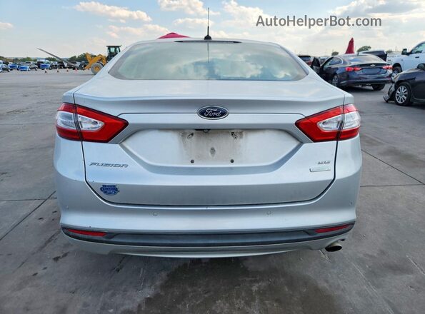 3FA6P0HD9GR223585 2016 FORD FUSION Silver Вид ззаду