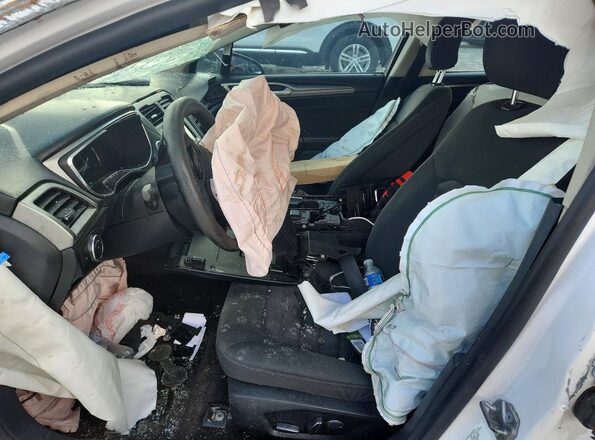 3FA6P0HDXHR397375 2017 FORD FUSION White წინა სალონის ხედი