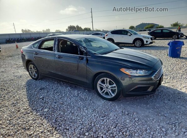 3FA6P0HDXJR191057 2018 FORD FUSION Black Передня права чверть