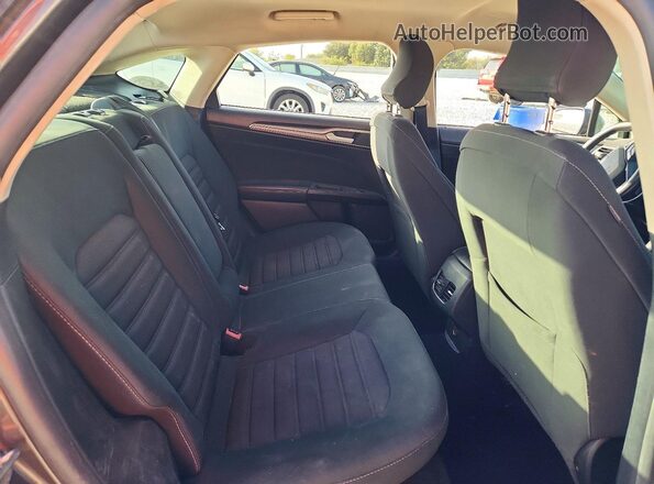 3FA6P0HDXJR191057 2018 FORD FUSION Black Вид задніх сидінь