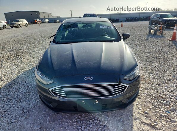3FA6P0HDXJR191057 2018 FORD FUSION Black Вид спереду