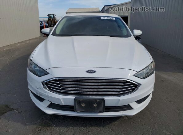 3FA6P0HDXJR268591 2018 FORD FUSION White წინა ხედი