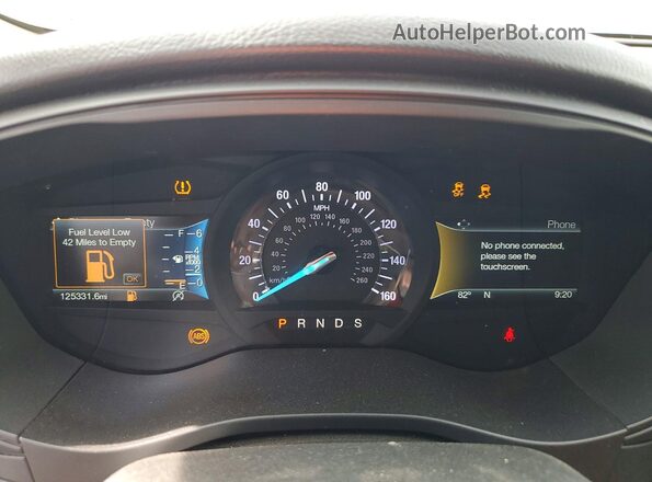 3FA6P0HDXJR268591 2018 FORD FUSION White ხელსაწყოთა პანელის ხედი