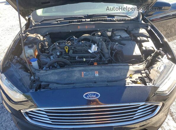 3FA6P0HDXLR106446 2020 FORD FUSION Black Вид задньої частини салону