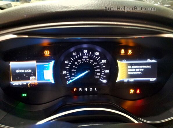 3FA6P0HDXLR246934 2020 FORD FUSION Gray Instrument cluster view