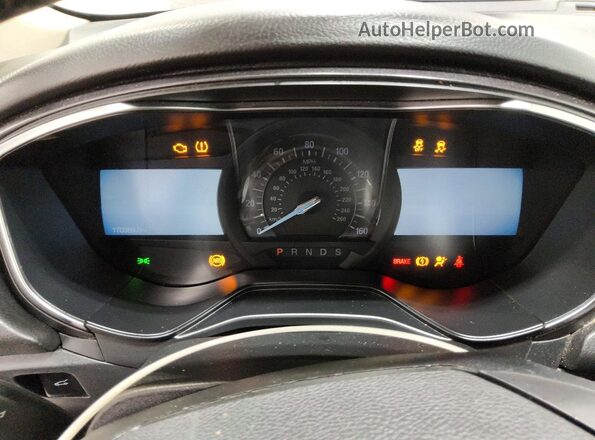 3FA6P0K91LR133233 2020 FORD FUSION White Vista del cuadro de instrumentos