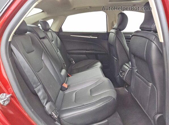 3FA6P0K92KR153506 2019 FORD FUSION Красный Вид задних сидений
