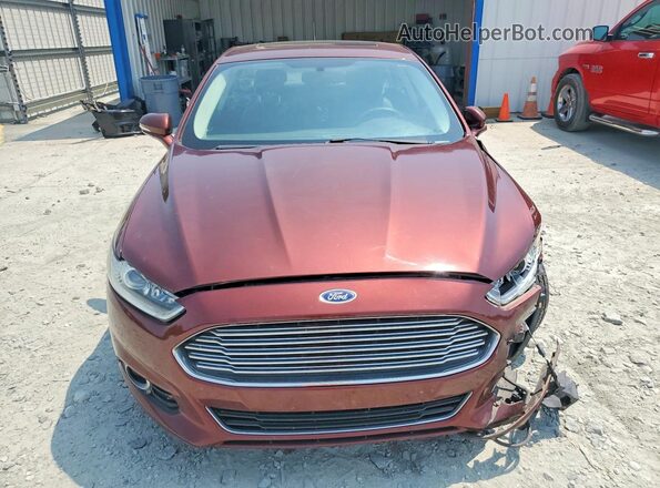 3FA6P0K9XGR265218 2016 FORD FUSION Burgundy Вид спереду