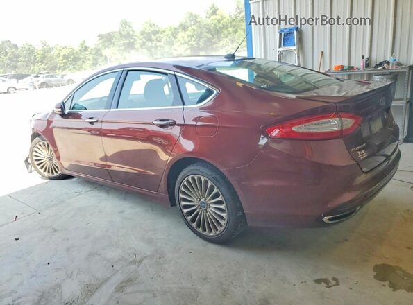 3FA6P0K9XGR265218 2016 FORD FUSION Burgundy Задня ліва чверть