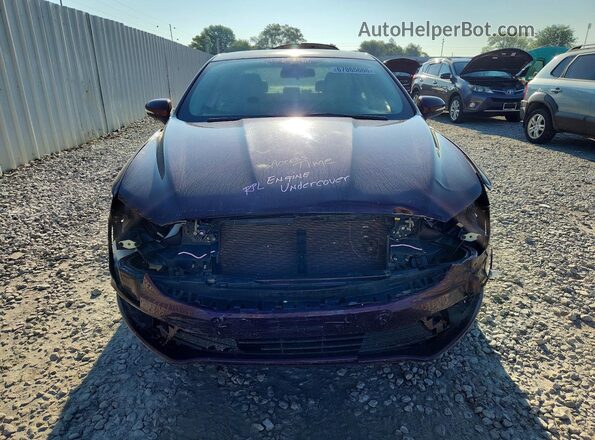 3FA6P0LU0HR128972 2017 FORD FUSION Maroon Vista frontal