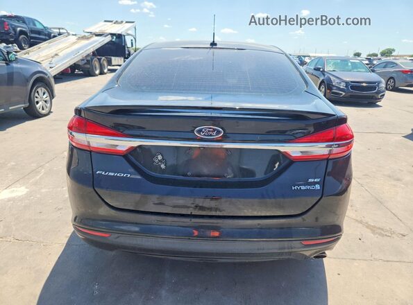 3FA6P0LU0JR286783 2018 FORD FUSION Black Հետևի տեսք