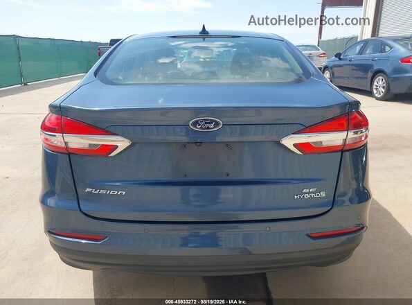 3FA6P0LU0KR190850 2019 FORD FUSION HYBRID Blue 