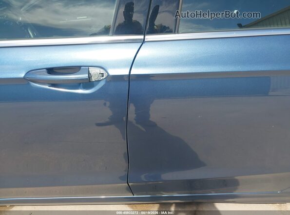 3FA6P0LU0KR190850 2019 FORD FUSION HYBRID Blue Widok z przodu